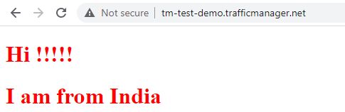 Azure Traffic Manager